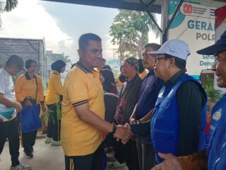 Polres Indragiri Hilir Gelar Pekan Olahraga Polri dan Salurkan 200 Paket Bansos Sambut Hari Bhayangkara ke-80