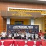 Rutan Rengat Hadiri Apel Satgas Anti Narkoba dan Pemusnahan Barang Bukti di Polres Inhu