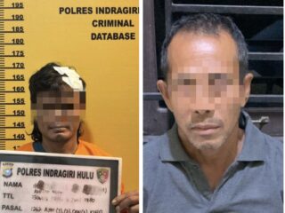 Dua Pelaku Penganiayaan Karyawan Dibekuk Setelah Berusaha Kabur, Polres Inhu Himbau Pelaku Lain Untuk Menyerahkan Diri