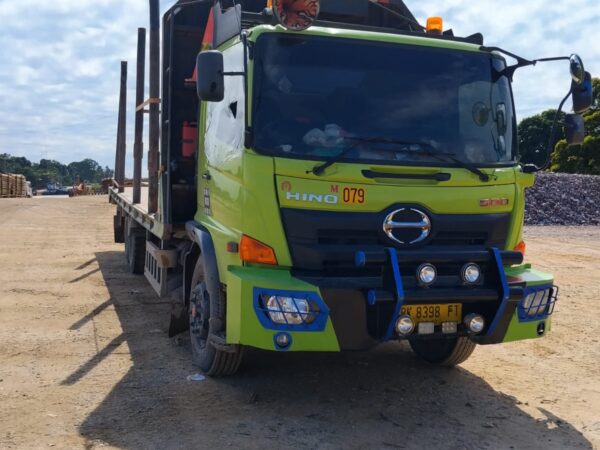 Teror Pelemparan Batu Kerap Hantui Truk Kayu di Jalur Benai–Sentajo, Sopir Mengaku Takut Melintas Malam Hari