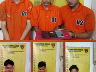 Polsek Batang Gansal Ringkus 6 Penjahat Narkotika, Begini Kronologisnya