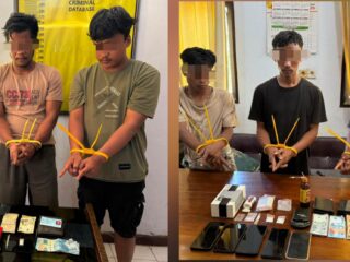 Kanit Reskrim Polsek Batang Cenaku Langsung Tancap Gas, 5 Pelaku Narkoba Dibui