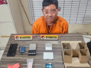 Polres Inhil Ungkap Kasus Peredaran Sabu 13,42 Gram di Kecamatan Kempas