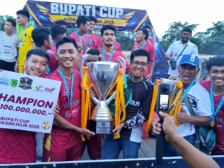 Taklukkan Pinang Jaya, HN FC Inhu Sabet Juara Bupati Cup Inhil 2026