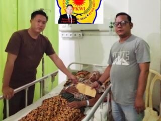 Wartawan Senior di Inhil Jadi Korban Tabrak Lari, FKWI Salurkan Bantuan Solidaritas