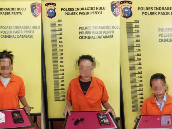 Tersandung Kasus Narkotika, Polsek Pasir Penyu Bekuk Tiga Wanita   