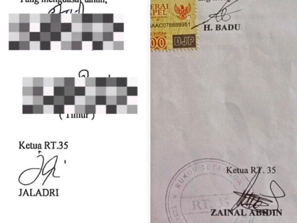 Pengakuan Pihak Kecamatan Batang Tuaka Bongkar Dugaan Cacat Administrasi Surat Tanah Parit 19