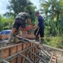 Kodim 0314/Inhil Terus Pacu Pembangunan Jembatan Gantung Perintis Garuda di Seberang Tembilahan