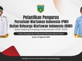 Pengurus PWI-IKWI Padang Panjang Periode 2026-2029 Segera Dilantik