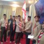 Bupati H. Herman Resmi Lepas Kontingen Jamnas XII Kwarcab Indragiri Hilir