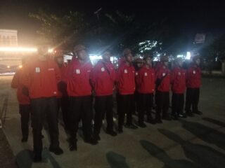 Kontingen Jambore Nasional Kwarcab 04.02 Indragiri Hilir Tiba di Tembilahan dan Disambut Hangat