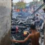 Kebakaran Rumah Pemukiman dan Ruang Kelas SMK di Kateman, 4 Bangunan dan Sekolah Hangus