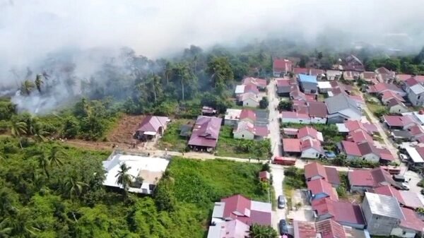 Hampir 10 Hektare Terbakar, Karhutla Ancam Permukiman Sungai Beringin