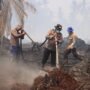 Kapolres Inhil Pimpin Verifikasi dan Pemadaman Karhutla di Belantaraya, 7 Hektare Lahan Terbakar