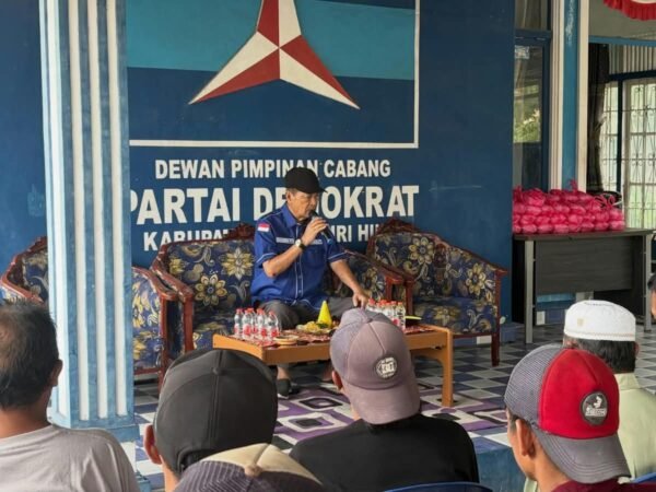 DPC Partai Demokrat Inhil Rayakan HUT ke-25 dengan Syukuran Sederhana dan Kebersamaan Warga