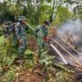 Kodam XIX/Tuanku Tambusai Intensifkan Pemadaman Karhutla di Kuala Cenaku