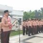 Kwartir Cabang 04.02 Gerakan Pramuka Indragiri Hilir Gelar Upacara Senja di Kediaman Bupati
