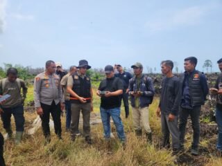 Ditreskrimsus Polda Aceh Periksa Forensik TKP Karhutla di HGU PT GSM