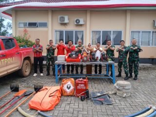 Perkuat Sinergi Cegah Karhutla, Tim Penyuluh Mabes TNI Ajak Masyarakat Pucuk Rantau Tingkatkan Kewaspadaan