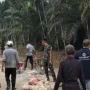​Wujudkan Akses Desa Modern, Kodim 0314/Inhil Bersama Warga Semenisasi Jalan 1 KM di TMMD ke-130