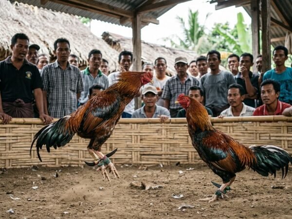 Diduga Dibekengi Oknum Aparat, Praktik Judi Sabung Ayam Pisau Marak di Desa Petalongan