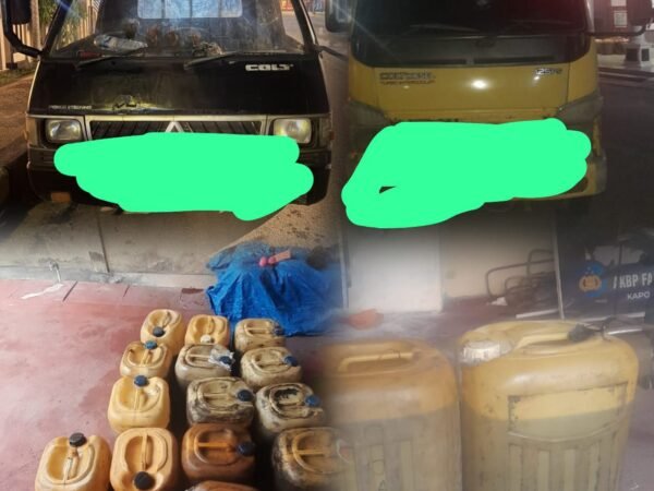 Bongkar Mafia Solar Subsidi di Kempas! Polres Inhil Amankan 3 Tersangka, 19 Jerigen Disita