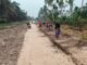 ​Pacu Pembangunan Desa, Kodim 0314/Inhil Gesa Pengerjaan Semenisasi Jalan TMMD ke-130 di Keritang
