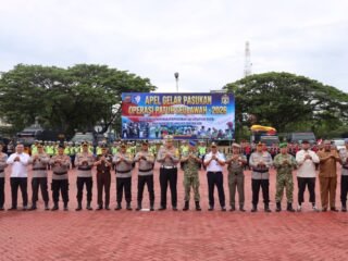Wakapolda Aceh Pimpin Apel Gelar Pasukan Operasi Patuh Seulawah 2026