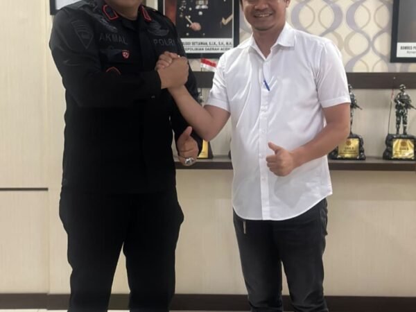 Plt Dirum Perumda Tirta Mountala T. Abulis Samarkhan Sambangi Kaden Gegana Polda Aceh Perkuat Sinergi Pelayanan Air Bersih